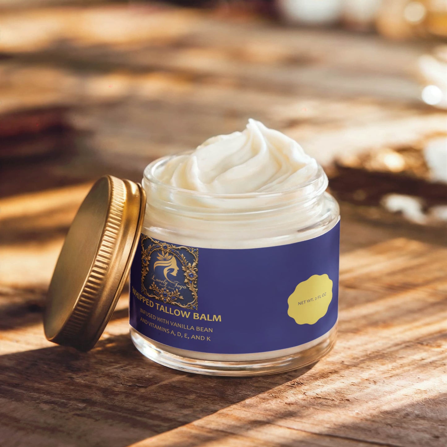 Whipped Tallow Balm With Vanilla Bean