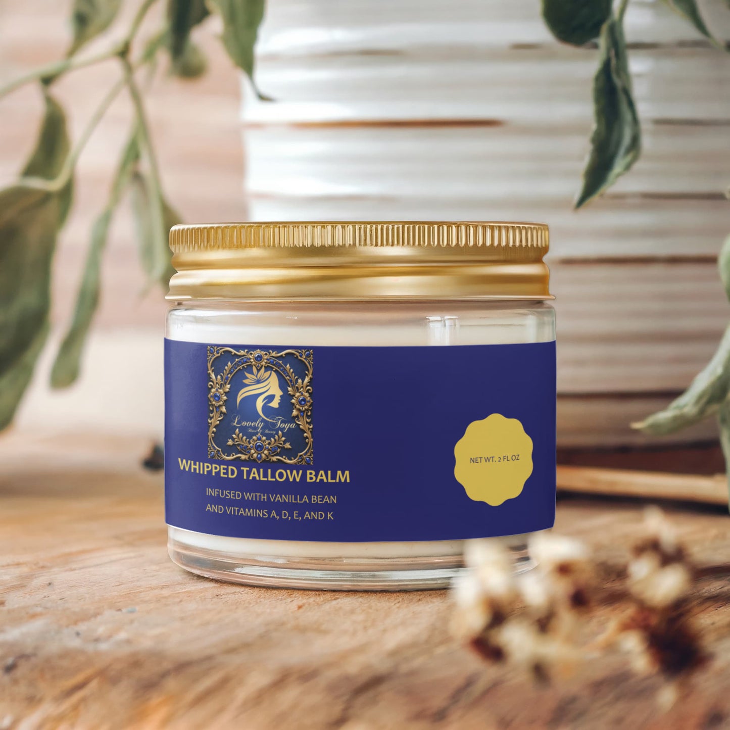 Whipped Tallow Balm With Vanilla Bean