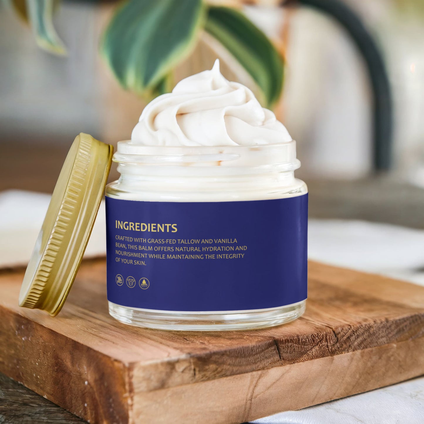Whipped Tallow Balm With Vanilla Bean