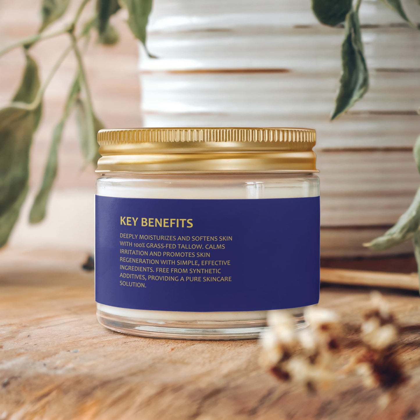 Whipped Tallow Balm With Vanilla Bean
