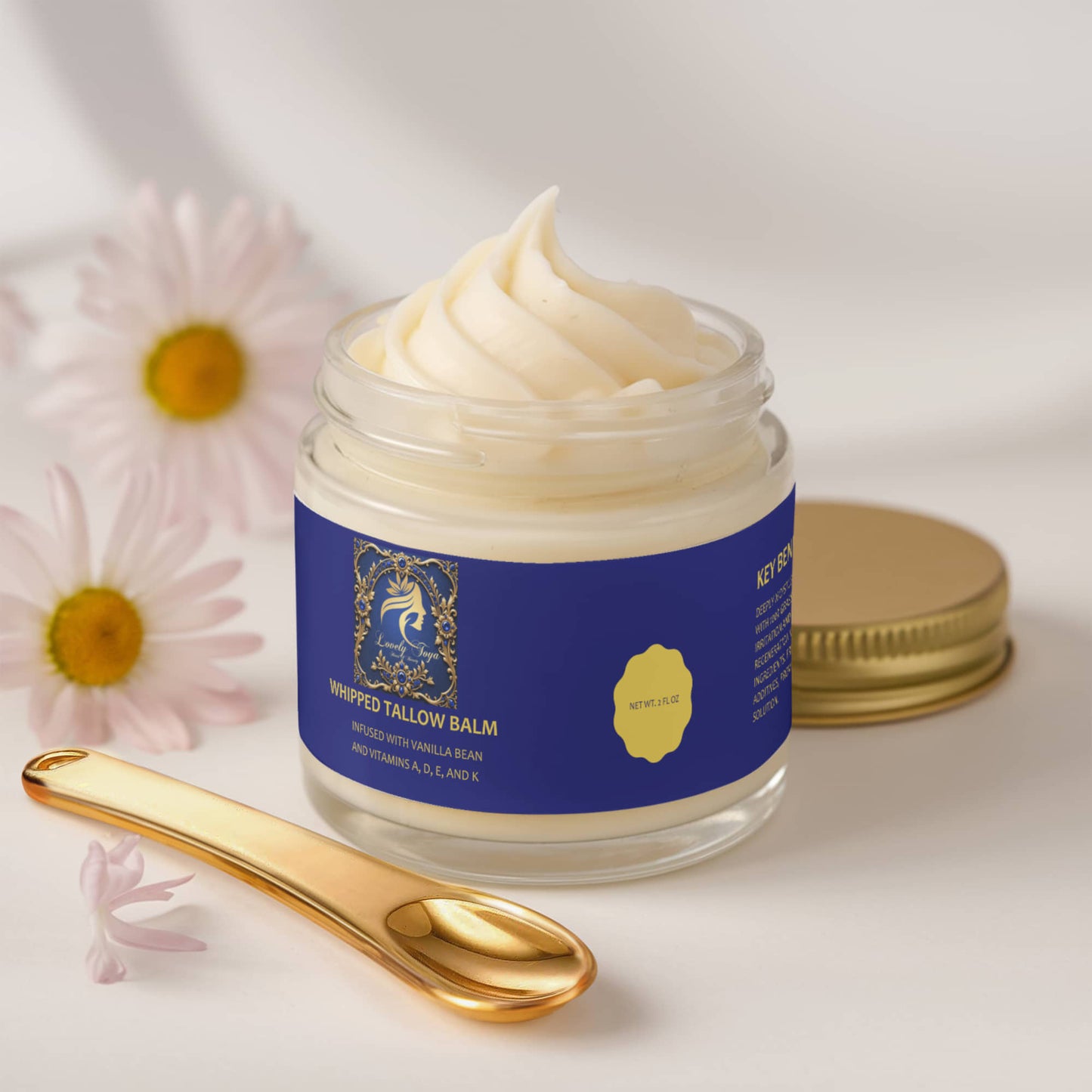 Whipped Tallow Balm With Vanilla Bean
