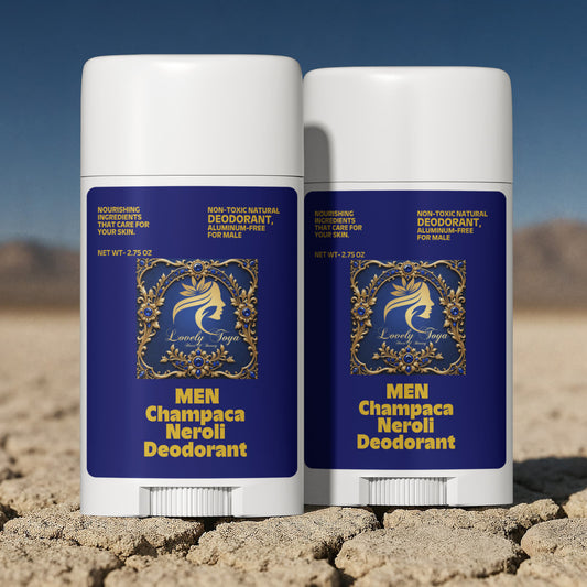 2 Pack Non-toxic Natural Deodorant, Aluminum-Free for Men