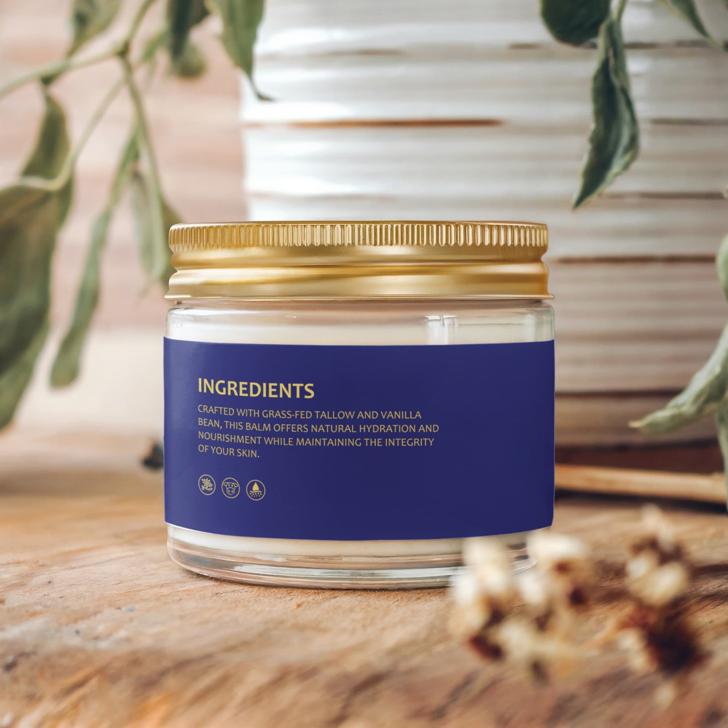 Whipped Tallow Balm With Vanilla Bean